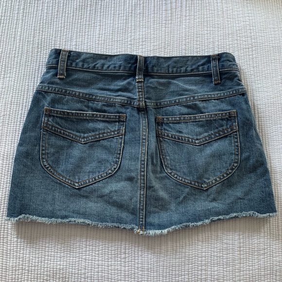 Free people denim mini skirt - Picture 2 of 3